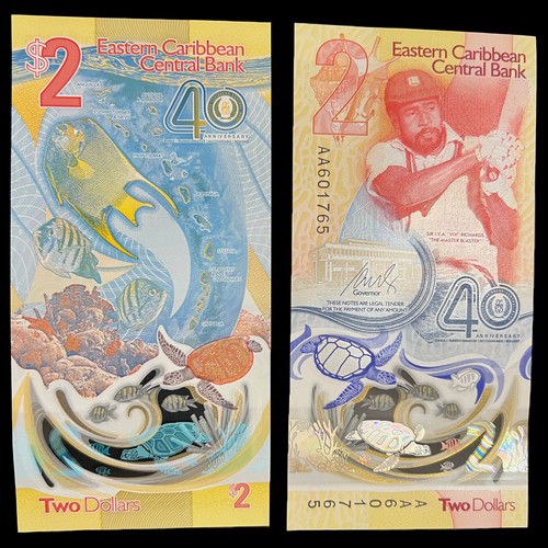 Eastern caribbean banknote - eastern, $2