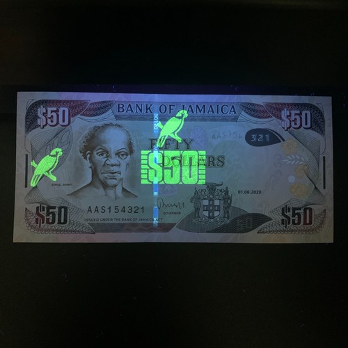 Jamaica dollars banknote - 50,