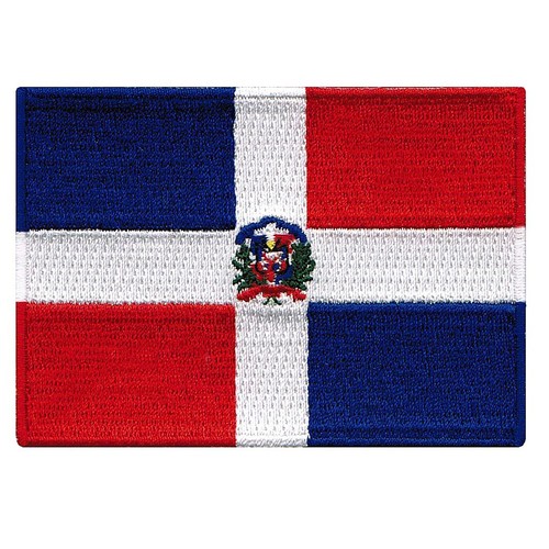 Dominican republic flag patch - republic,