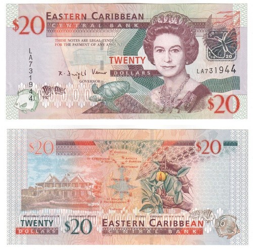 Eastern caribbean dollars - caribbean, 20