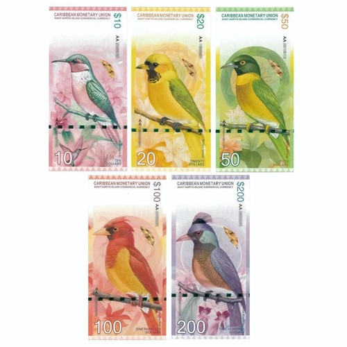 5pcs eastern caribbean - caribbean, $10-200