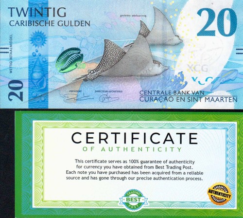Curacao caribbean guilder - 20,