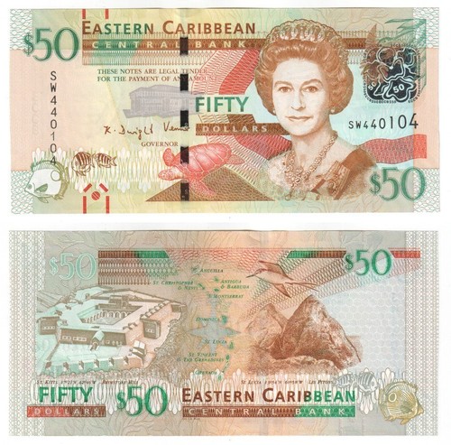 Eastern caribbean dollars - caribbean, 50