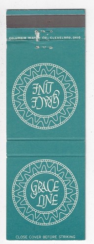 Vintage matchbook cover - cover, grace